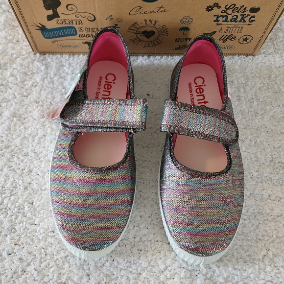 Cienta Kids Shoes - Rainbow Metallic - Picture 2 of 9